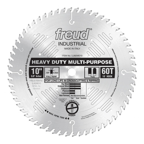 Freud Heavy Duty Multi-Purpose Blade, 10"