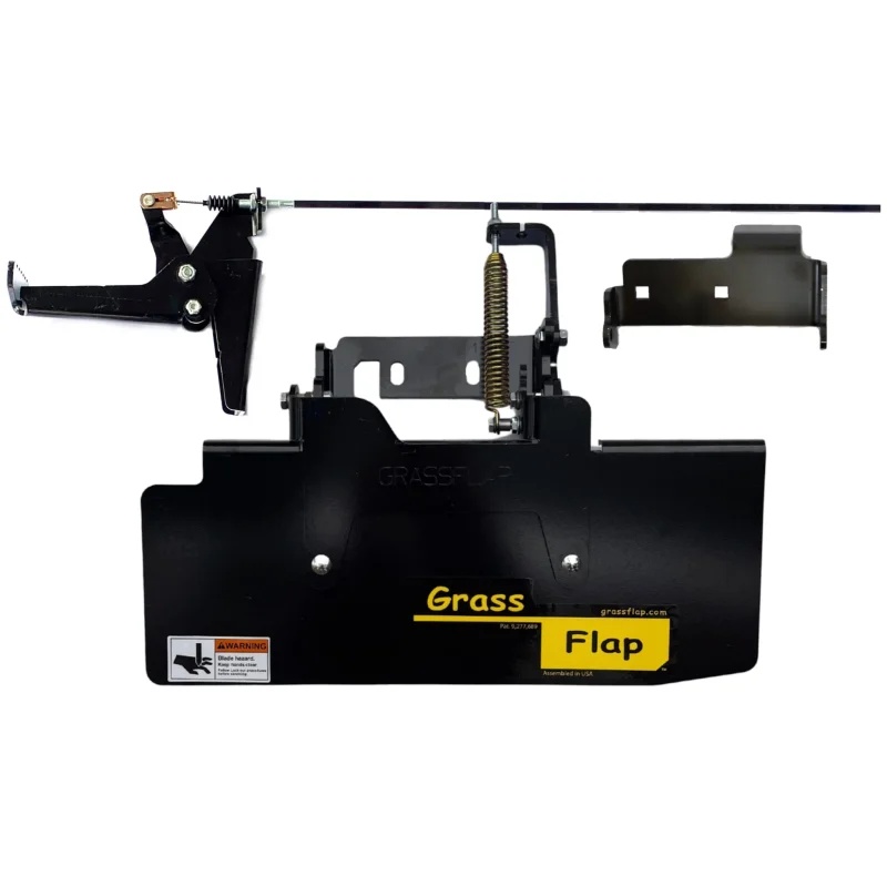 412TM70-6-A3 GrassFlap Chute Blocker with Steel Blocker Plate and 6 Pedal Includes No-Drill Mount & Pedal Mounting Plate