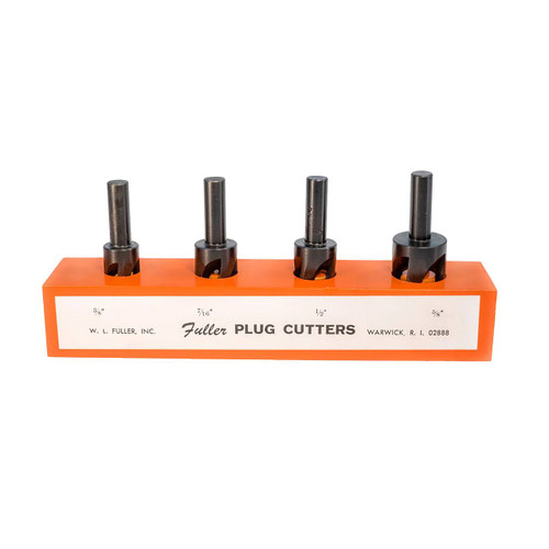 W.L. Fuller 4-Piece Plug Cutter Set