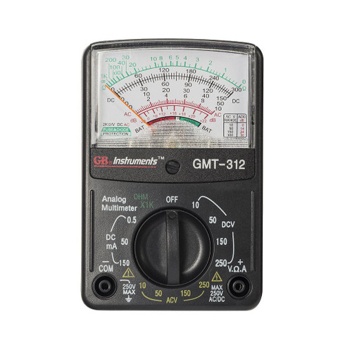 Gardner Bender Analog Multimeter, 5 function, 12-Range