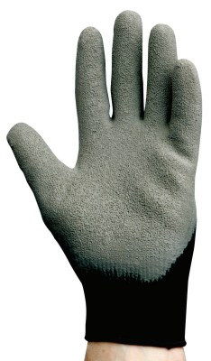 Kimberly-Clark Professional G40 Latex Coated Gloves, 11, Black/Gray, 12 Pair, #97274