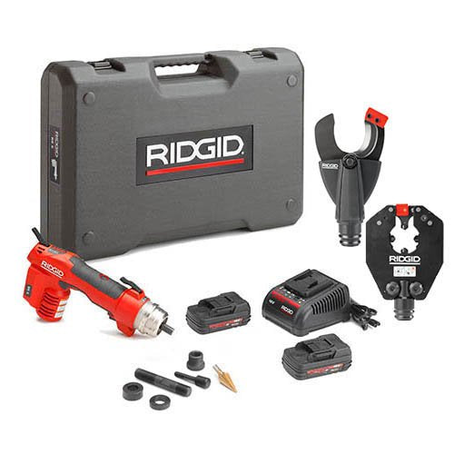 Ridgid 52098 RE 6 Electrical Tool Kit with SC-60C Scissor Cutter Head and 4P-6 4PIN Die Less Crimp Head