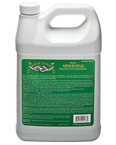General Finishes Arm-R-Seal Oil & Urethane Topcoat, Semi-Gloss, Gal.