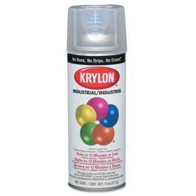 Krylon Industrial Crystal Clear Coatings, 11 oz Aerosol Can, Crystal Clear, 6 CN/CA, #K01301A07