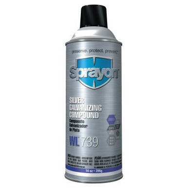 Krylon Industrial Silver Galv Coating, 14 oz Aerosol Can, 12 CN/CA, #SC0739000
