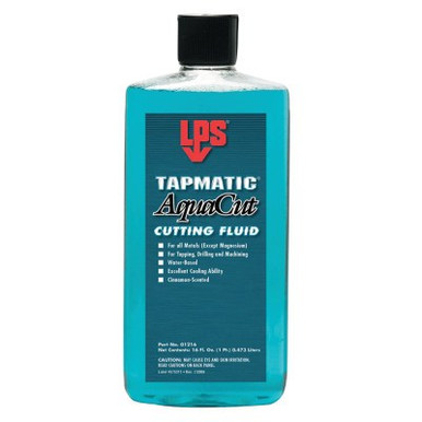 ITW Pro Brands Tapmatic AquaCut Cutting Fluids, 16 oz, Bottle, 12/CA, #1216