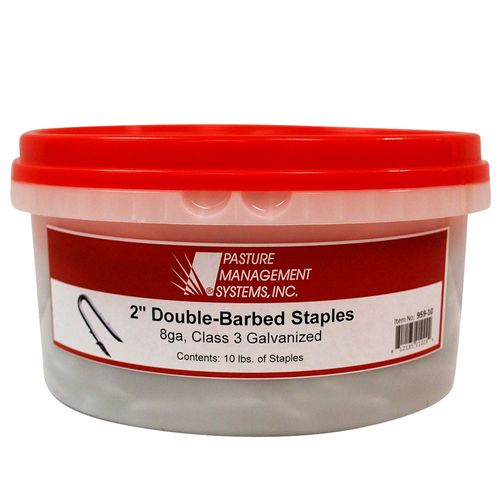 2" Class 3 Staples, 8 Gauge 10 lb. Pail