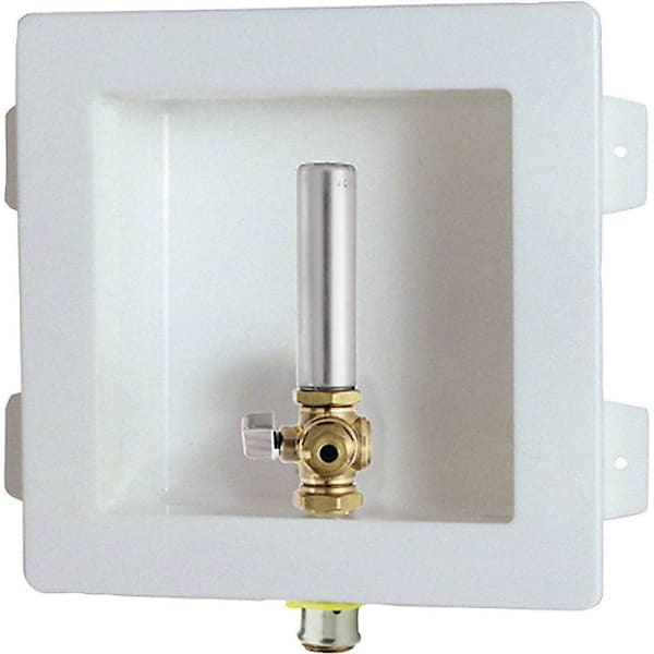 VIEGA 1/2" Pex PureFlow Press Ice Maker Outlet Box with Hammer Arrestor