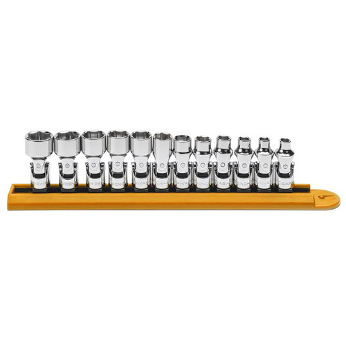 GearWrench 12-Piece 1/4" Metric Flex Socket Set