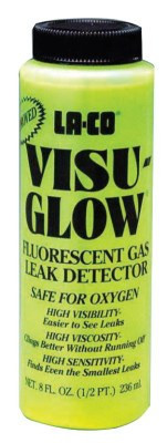 La-Co Visu-Glow Leak Detectors, 8 oz, 1 BO, #32898