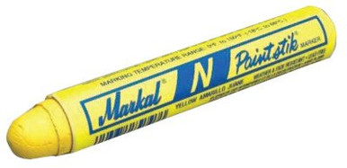 Markal Paintstik N Markers, 11/16 in, White, 12/DOZ, #82120