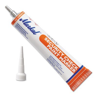 Markal Security Check Paint Markers, Purple, Extended Plastic Tip, 48/CA, #96675