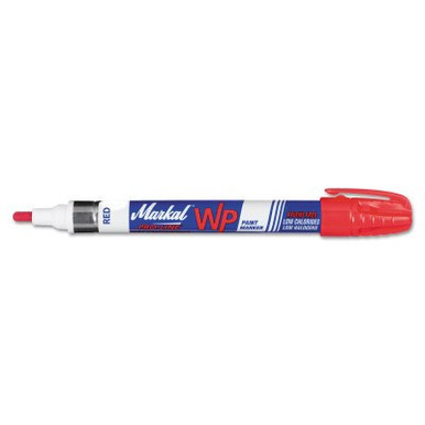 Markal PRO-LINE WP Paint Markers, 1/8 in Tip, Medium, Green, 48/CA, #96935