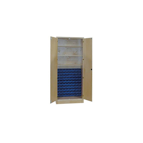 Hann Parts Storage Cabinet, 80 Bins, 36"W