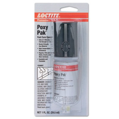Loctite Fixmaster Poxy Pak Epoxies, 1 oz, 1 EA, #1324007