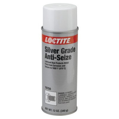 Loctite Silver Grade Anti-Seize, 12 oz Aerosol Can, 12 CN/CA, #135541
