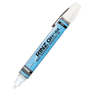 Rinz Off? 44 Broad Tip Temporary Markers, White