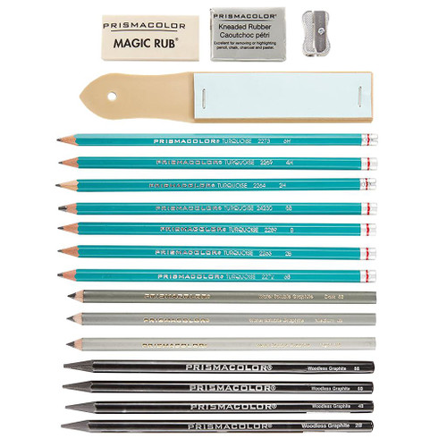 Prismacolor Premier Graphite Drawing Set, 18-Piece