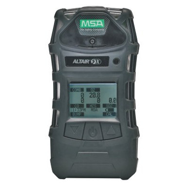 MSA Altair 5X Multigas Detectors, Catalytic(LEL);Echem(O2, CO, H2S),Mono Industrial, 1/EA, #10116926