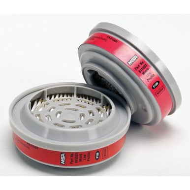 MSA Advantage Respirator Cartridge, Low Profile, P100, 2 CQ/PK, #815369