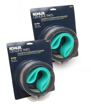 Kohler (2 Pack) 45 883 02-S1 Engine Air Filter W/Pre-Cleaner