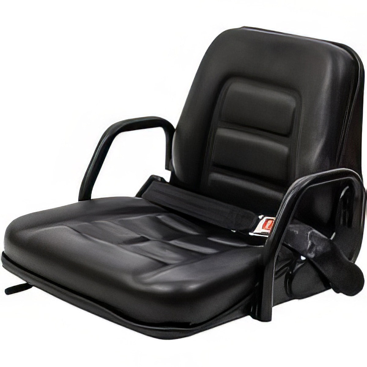 Seat for Forklifts & Industrial Applications - Folding, Black Vinyl