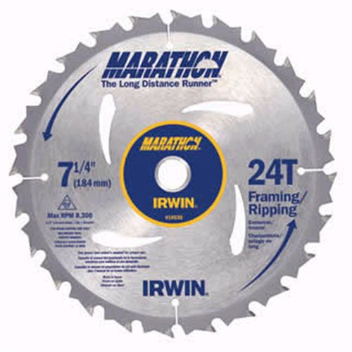7 1/4" Circular Saw Carbide Tipped Blade24 Teeth 5/8" Arbor