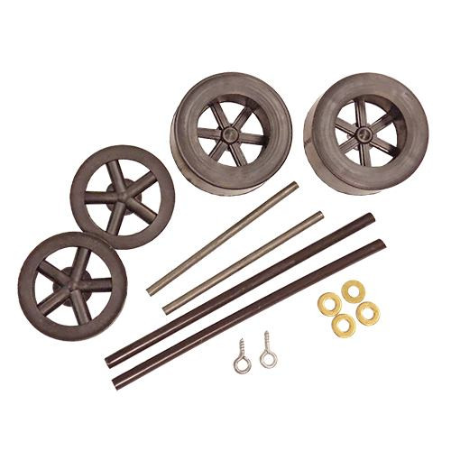 CO2 Dragster Wheel Kit, Black