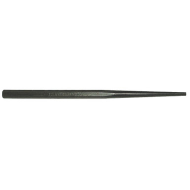 Mayhew? Line-Up Punch - Full Finish, 12 in, 5/16 in Tip, Alloy Steel, 1/EA, #22013