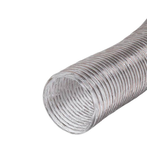 Woodstock Dust Collection Hose, Clear Wire-reinforced, 4" x 10'
