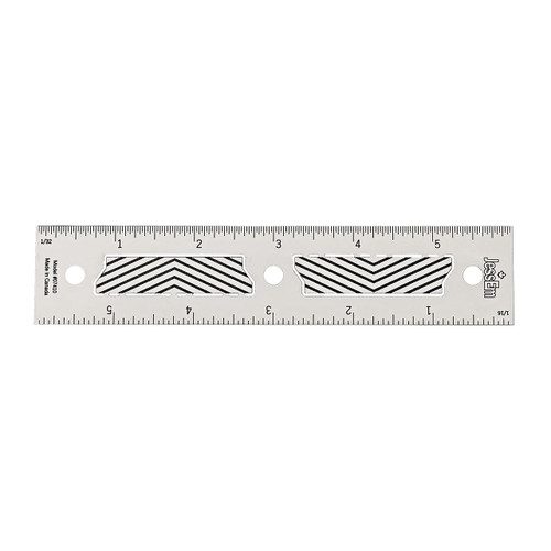JessEm Stainless Steel Precision Ruler, 6"