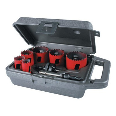 M.K. Morse Bi-Metal Hole Saw Kits, 1/KT, #MHS02E