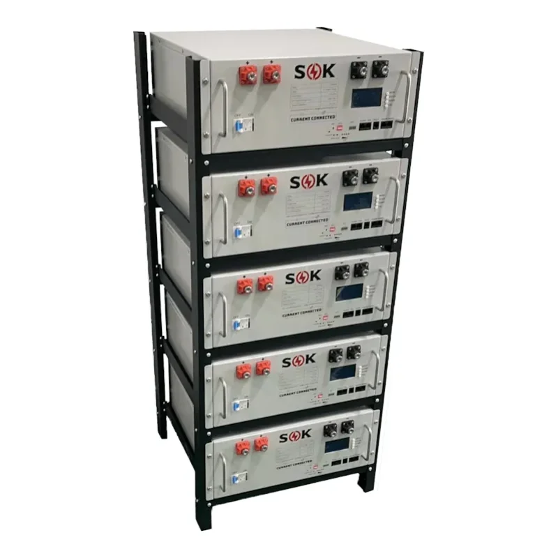 5 Slot Rack for SOK SK48V100 Server Rack Battery SK48V100-RACK-ONLY