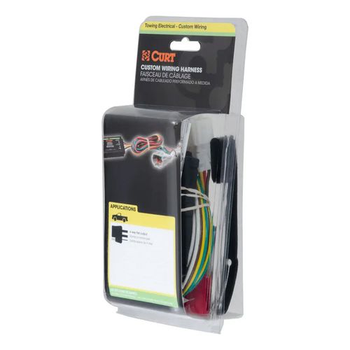 Vehicle Custom Wiring Harness, 4-Way Flat Output