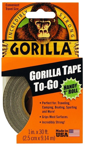 Gorilla Glue Duct Tape, 1" x 10 yd., Black