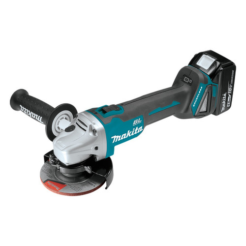 Makita Cordless 4-1/2" Angle Grinder Kit, 18V