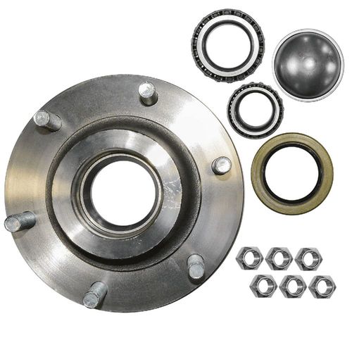 Trailer Hub Assembly, 3,000 Lb. Capacity, 6 on 6"
