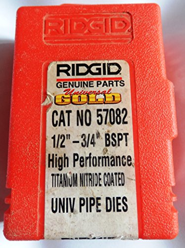 Ridgid 57082 Dies, Univ 1/2-3/4 Bspt G