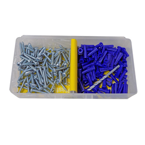 Hillman Plastic Anchor Kit Phillips Pan Head 8-10 x 7/8"