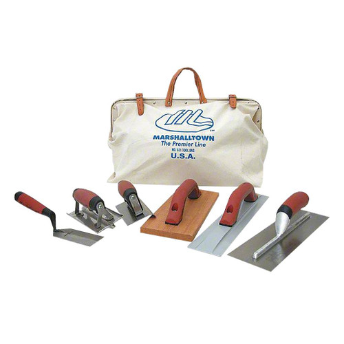Marshalltown Concrete Apprentice Tool Kit w/Canvas Tool Bag