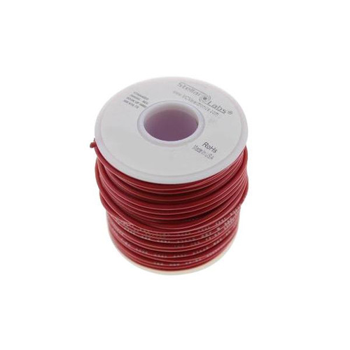 Multicomp Pro Stranded PVC Hook Up Wire, 24AWG Red