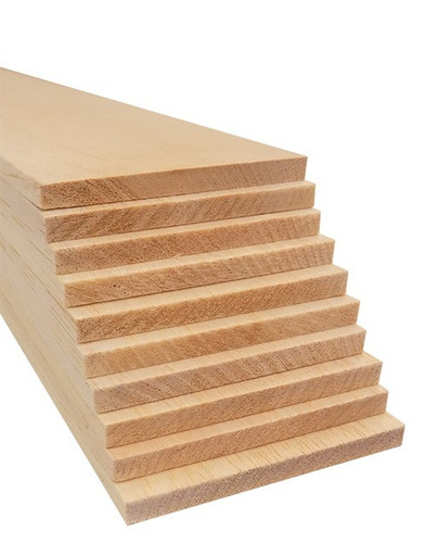 Bud Nosen Balsa Wood Sheets, 1/4" x 3" x 36", 10/pkg.
