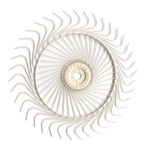 Hay Rake Tine Wheel Assembly, Left Hand