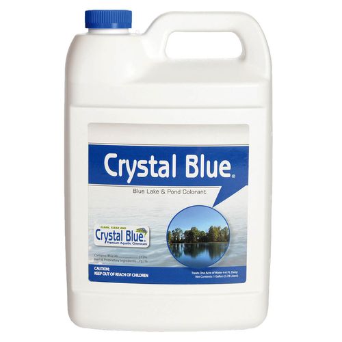 Crystal BlueBlue Lake and Pond Colorant, 1 Gallon