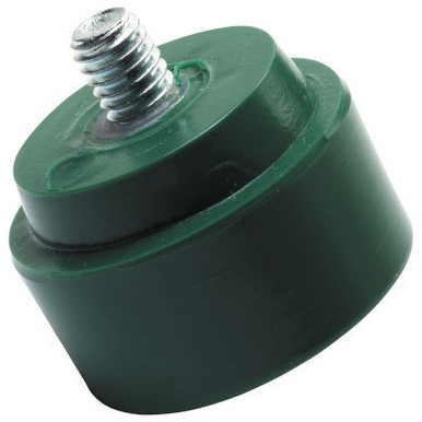 Nupla NUPLAFLEX Soft Face Hammer Striking Tips, 2 in, Green, Tough, 2/BX, #15204