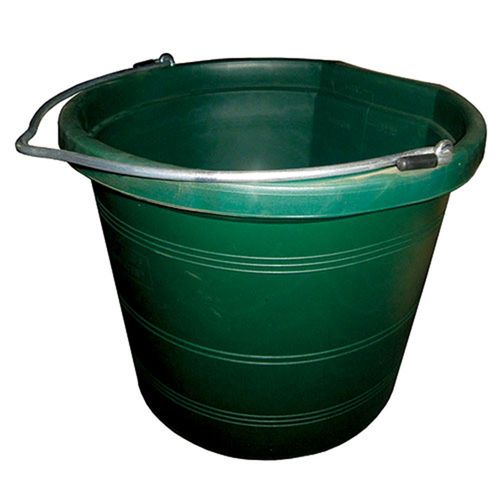 20 Quart Flatback Bucket, Green