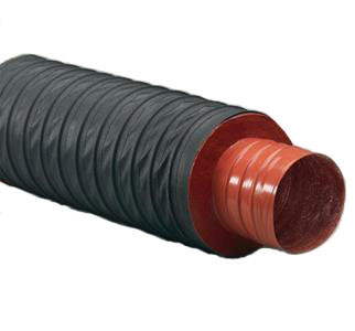 Flexaust Heat-Flex™ Flex-Vest Series 12 ft. Duct Hose (-65°F to 550°F)