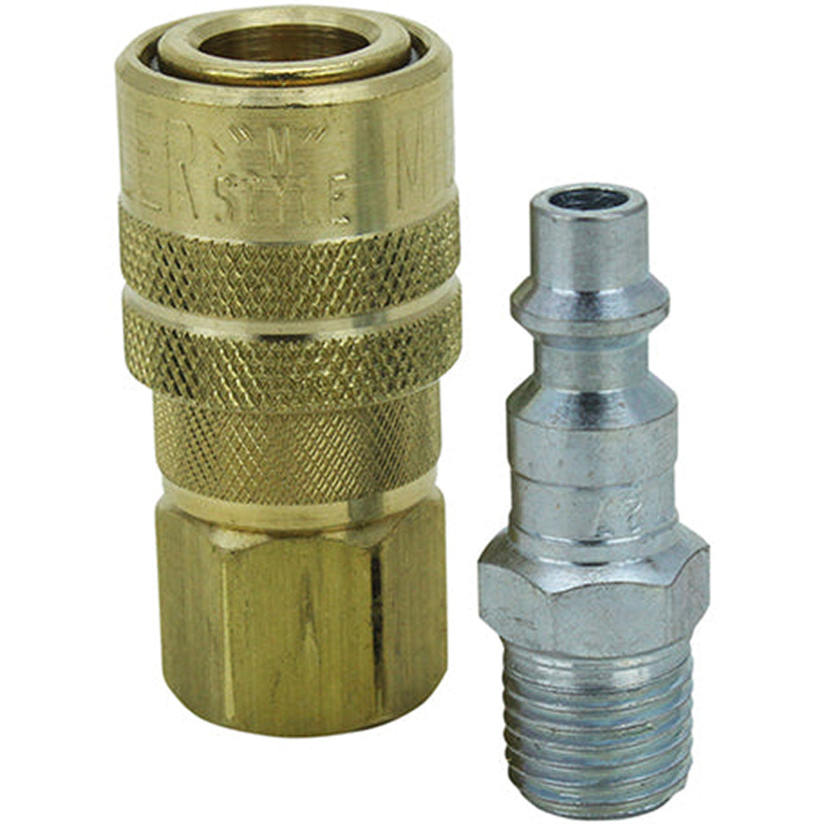 1/4" M-STYLE COUPLER AND PLUG