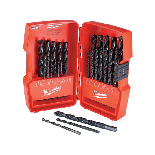 Milwaukee 29-Piece Black Oxide Fractional Drill Bit Set