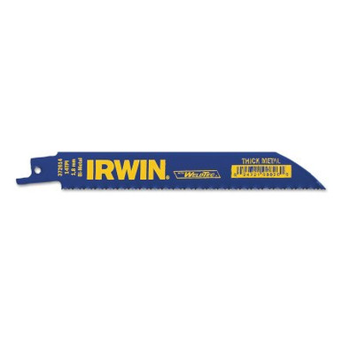 Irwin Metal Cutting Reciprocating Blades with WeldTec, 6" x 0.738", 50/PK,#372614BB